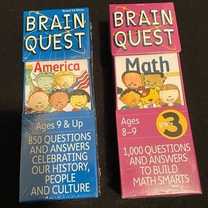 Grade 3 Math, and America “Brain Quest” Set